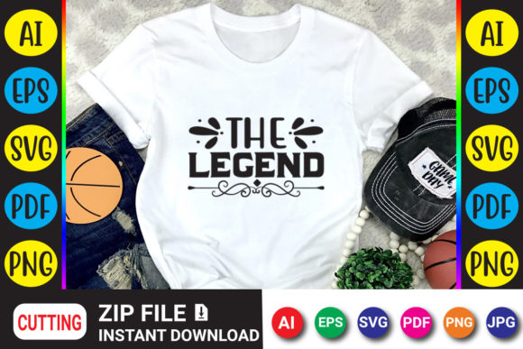 Embrace Your Gaming Identity with The Legend Gaming T-Shirt Design