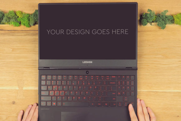Game Concept Visuals: Gaming Laptop Mockup 44