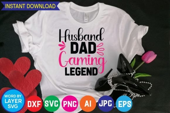 Husband Dad Gaming Legend SVG Cut File: The Complete Digital Toolkit