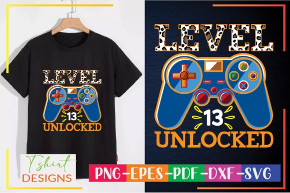 Level 13 Unlocked: More Than Just a Gaming T-Shirt Design