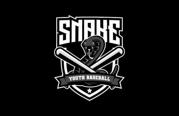 The Power of a Snake Mascot Gaming Logo Design Vector