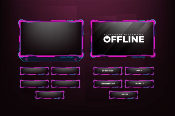Unlocking Your Stream's Style: The Girly Gaming Overlay Template Vector